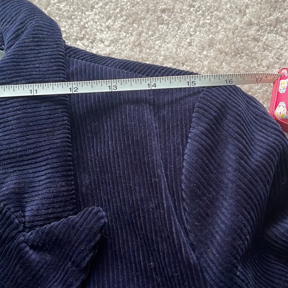 Gap Double-Breasted Corduroy Blazer - navy blue - Picture 7 of 8